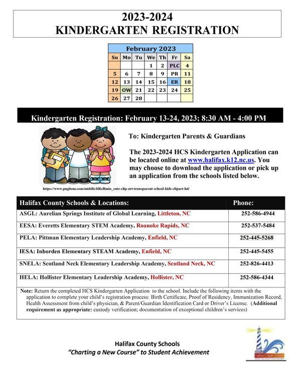 For Parents / Kindergarten Registration